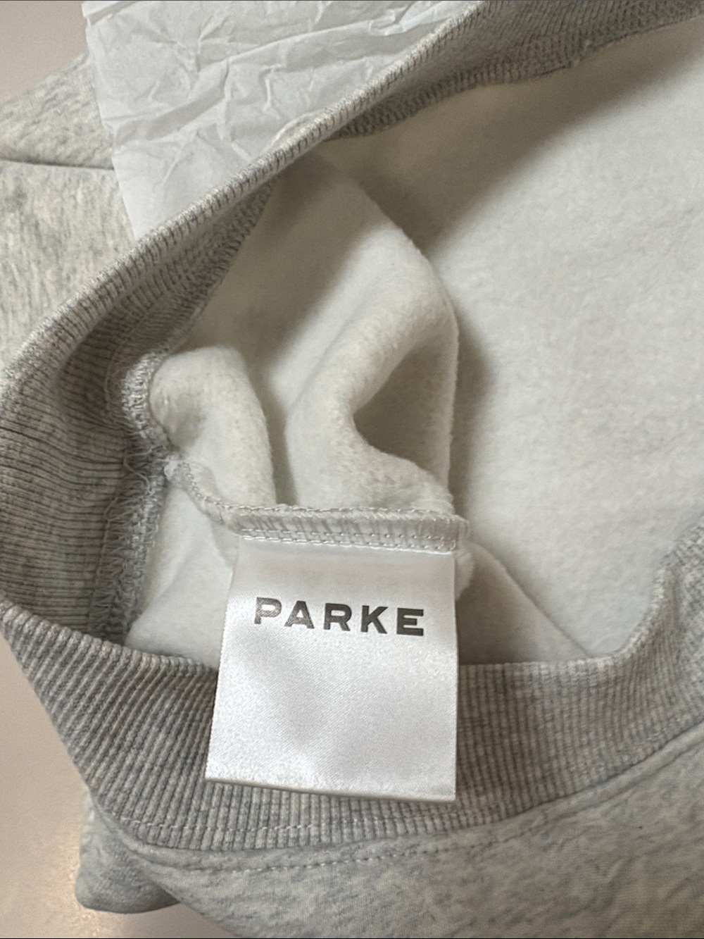Kids Parke OG Varsity Mockneck Classic Grey/Denim 7-8Y - Picture 5 of 7